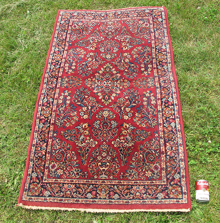 Vintage Karastan Wool Sarouk Rug Pattern 785 Oriental Carpet 2'10" x 5' NR yqz