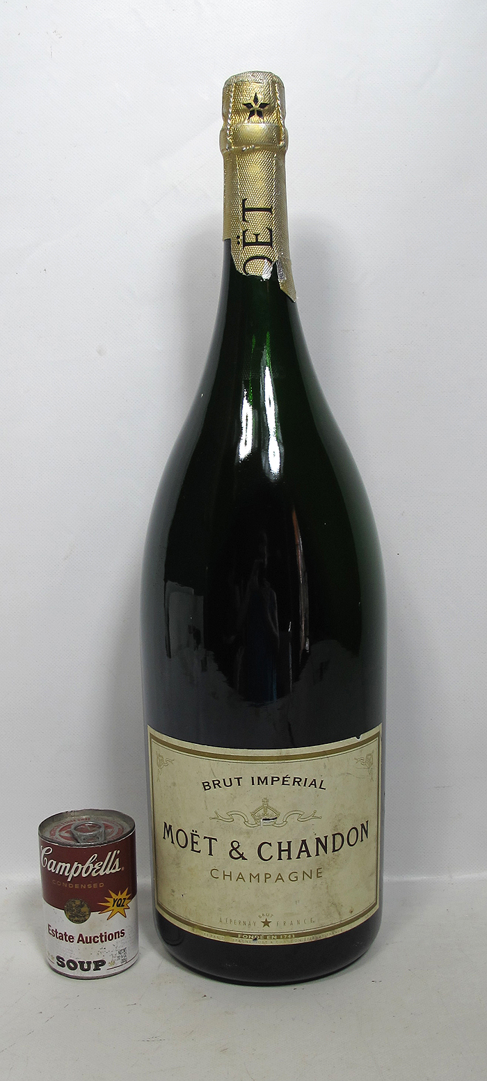 LARGE Vintage BRUT IMPERIAL Champagne Moët & Chandon Display DUMMY